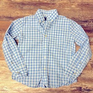 EUC UNTUCKit Long Sleeve Button Up Down Shirt Classic Preppy, Size 8